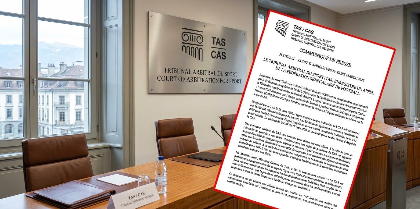 Tribunal arbitral du sport : les dernières évolutions dans le litige Maroc-Sénégal