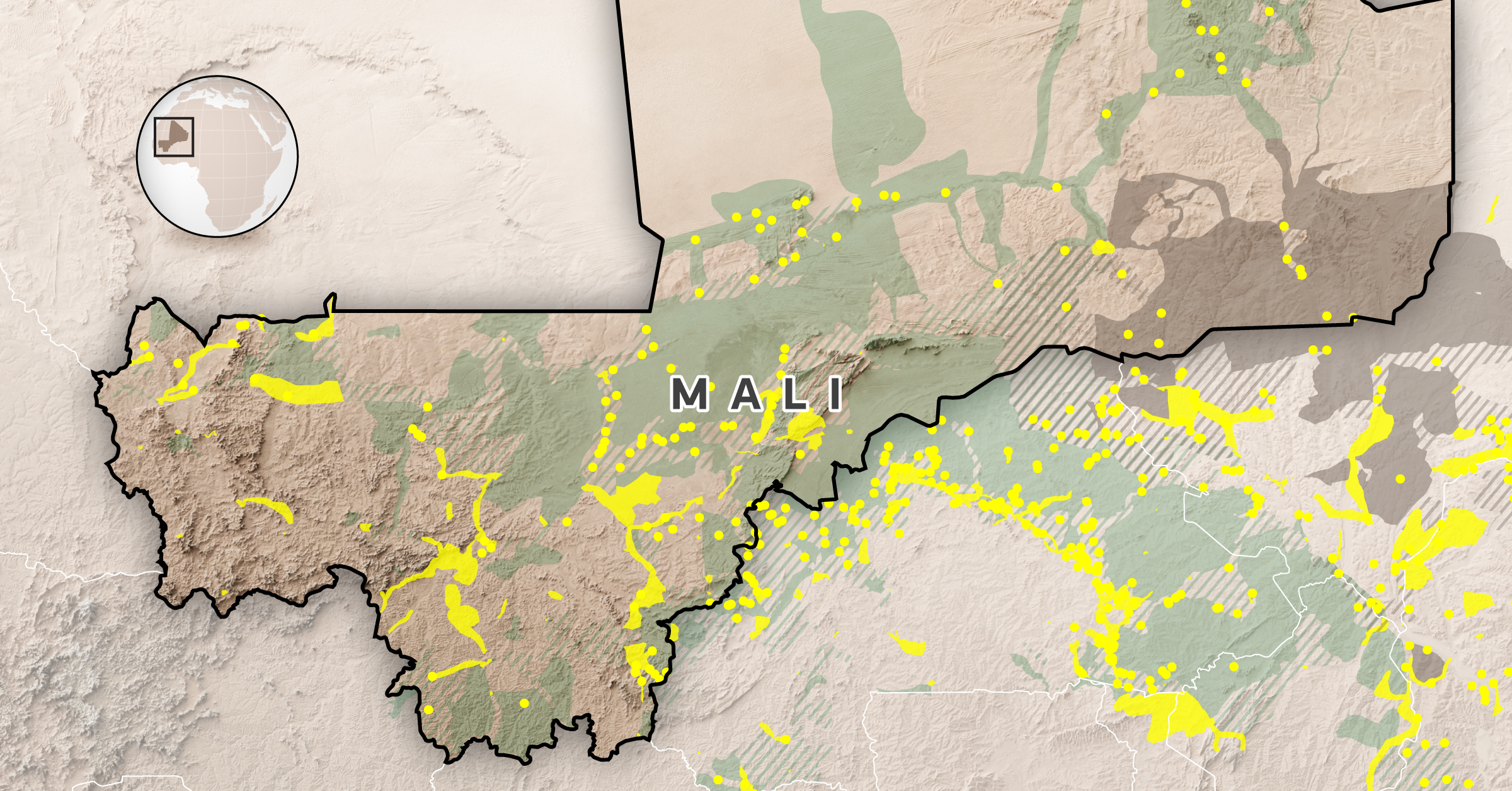 L&rsquo;expansion de la menace djihadiste en Afrique de l&rsquo;Ouest après les attaques au Mali