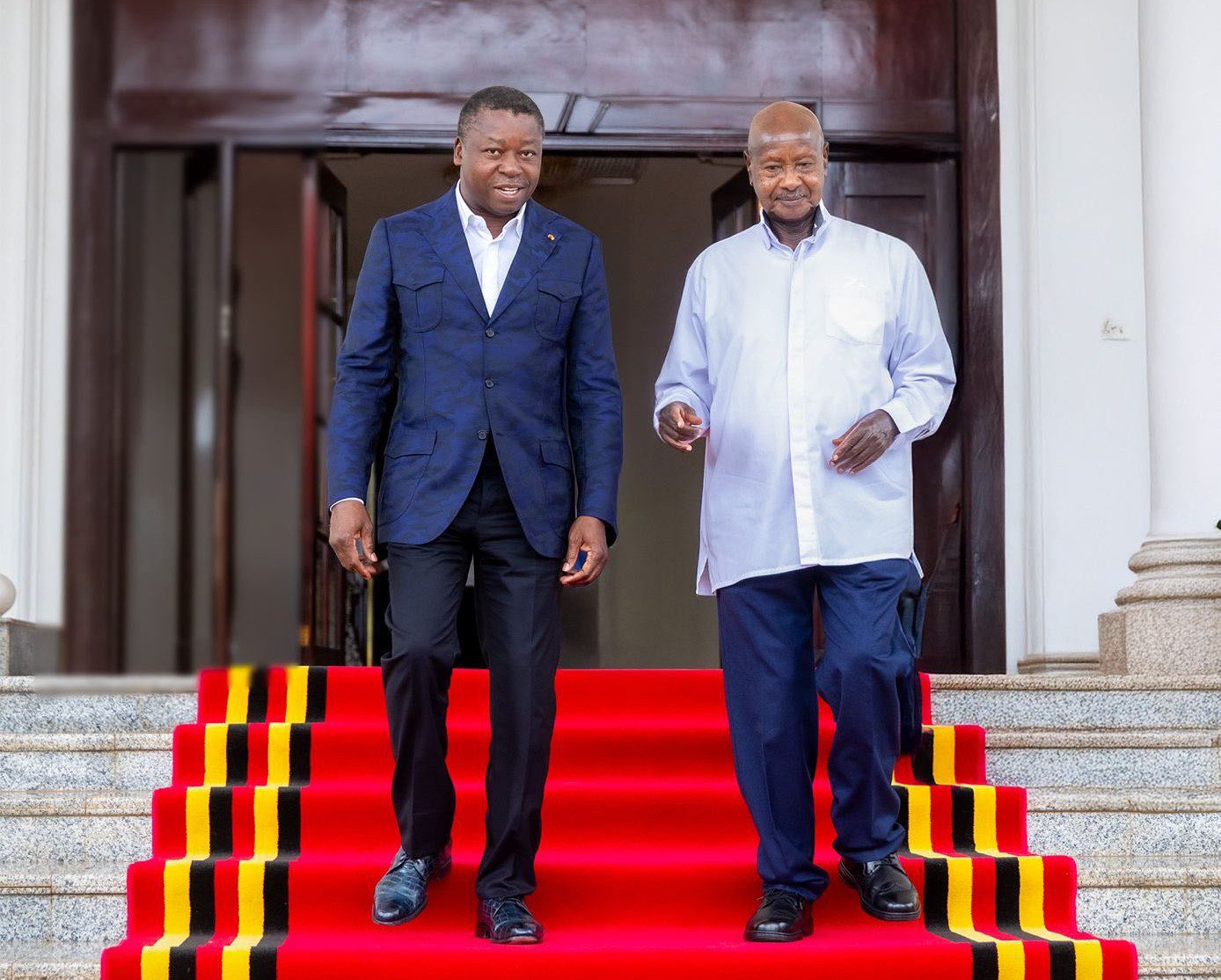 Faure Gnassingbé et Yoweri Museveni discutent intégration et sécurité en Afrique