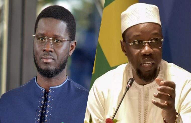 Sénégal : la rupture inattendue entre le président Diomaye Faye et son premier ministre Sonko