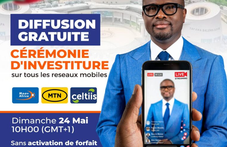 Cérémonie d&rsquo;investiture au Bénin : une première historique de diffusion gratuite en direct
