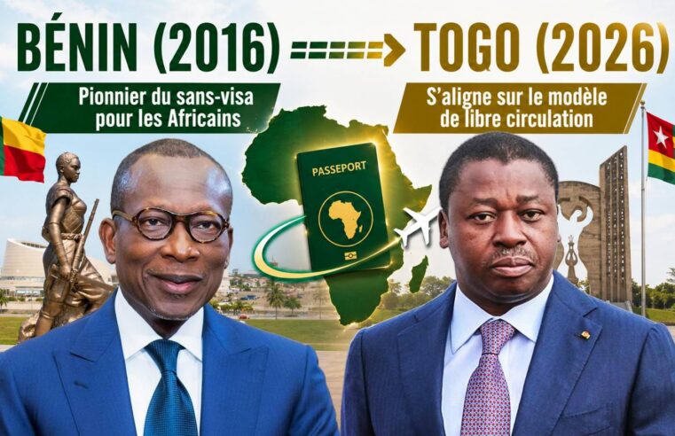 Togo : l&rsquo;ouverture sans visa pour les Africains, une stratégie inspirée du Bénin