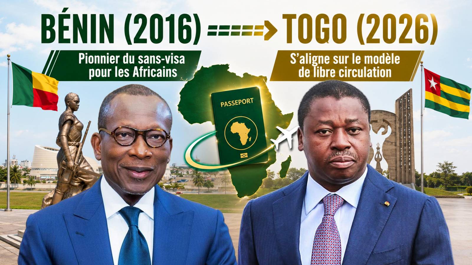 Togo : l&rsquo;ouverture sans visa pour les Africains, une stratégie inspirée du Bénin