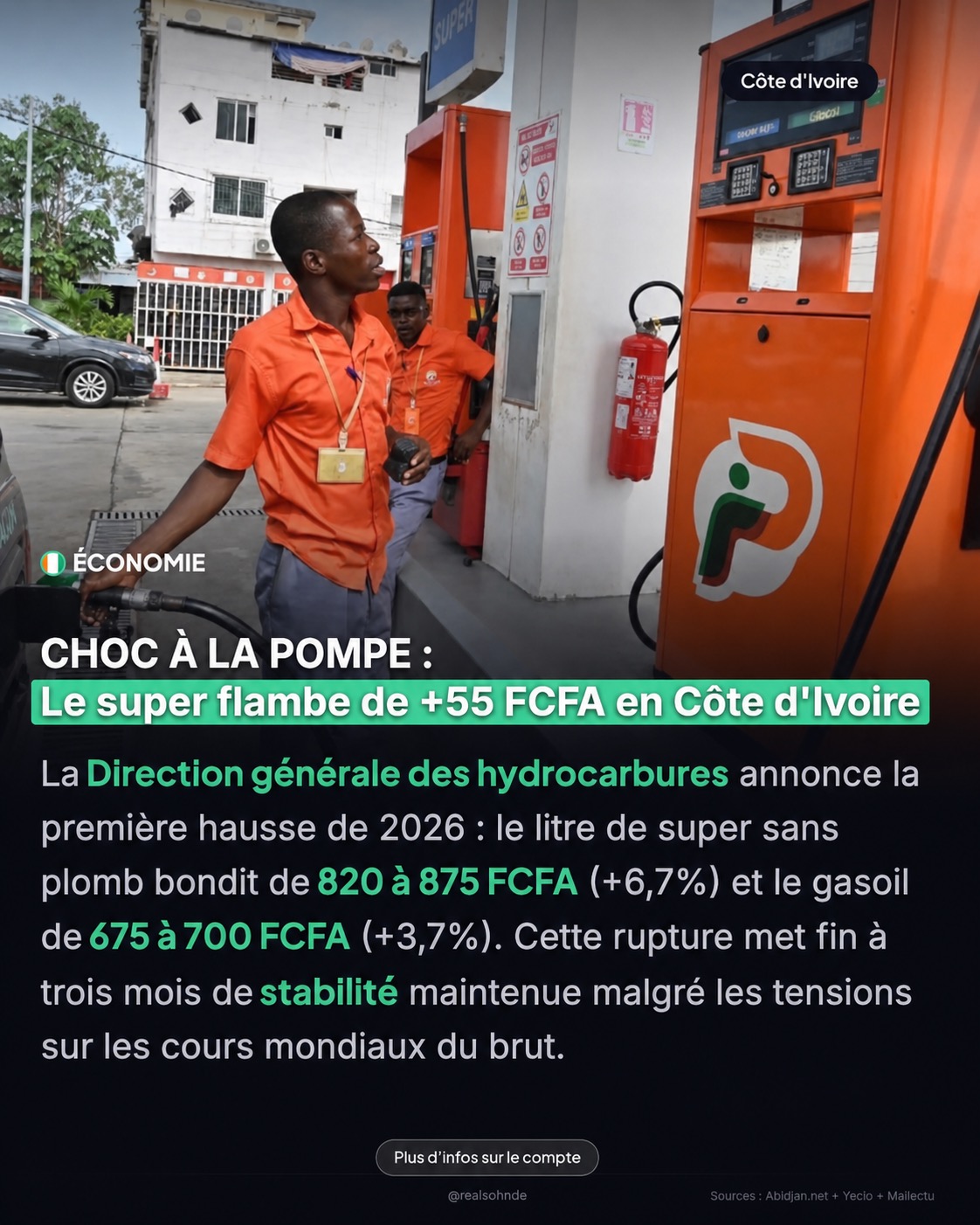 Disparité des prix du carburant : le Bénin affiche des tarifs plus avantageux que la Côte d&rsquo;Ivoire