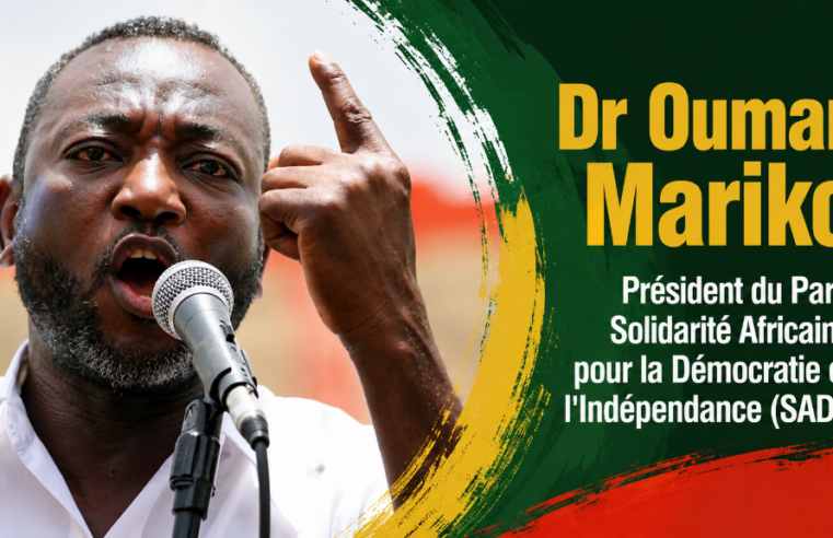 Mali : domicile de l’opposant Oumar Mariko perquisitionné à Bamako