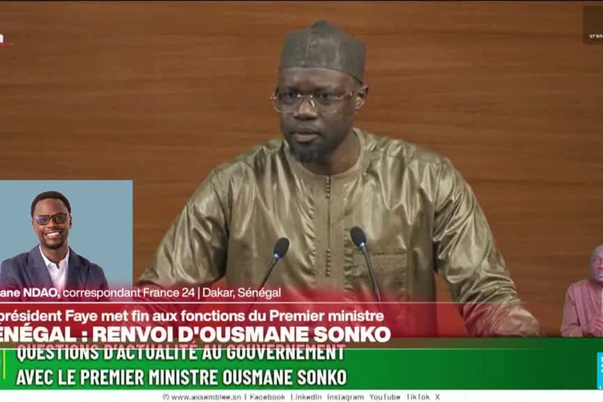 Nouveau tournant politique au Sénégal : Faye destitue Sonko de son poste de Premier ministre