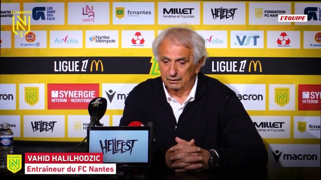 Nantes : halilhodzic bouleversé par l&rsquo;arrêt du match face à toulouse