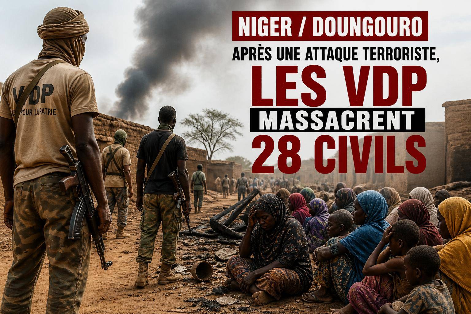 Tragédie de Doungouro au Niger : des dizaines de civils exécutés par des milices