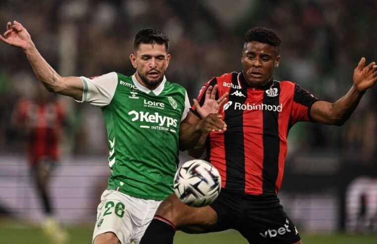 Barrage de Ligue 1 : Saint-Étienne et Nice se séparent sur un 0-0