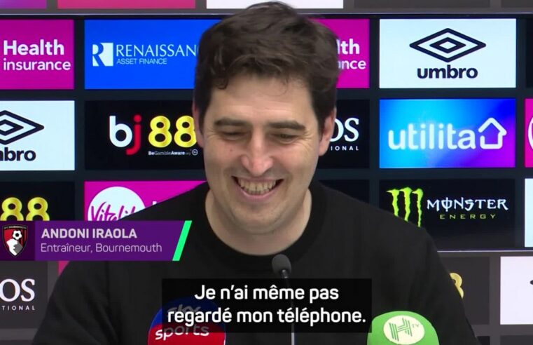 Andoni Iraola : le titre d&rsquo;Arsenal confirmé malgré l&rsquo;égalité à Bournemouth