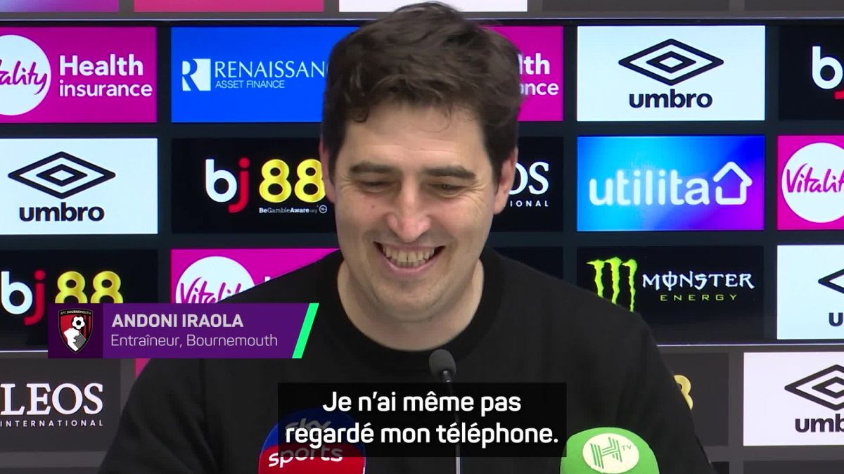 Andoni Iraola : le titre d&rsquo;Arsenal confirmé malgré l&rsquo;égalité à Bournemouth