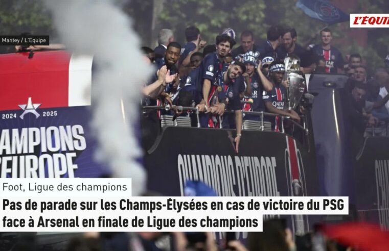 Parade des champs-Élysées annulée si le psg remporte la ligue des champions