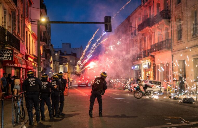 Violences urbaines à Bordeaux après la victoire du PSG en Ligue des Champions
