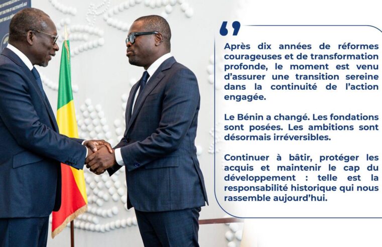 Bénin : le président Talon tire sa révérence après une décennie de réformes ambitieuses