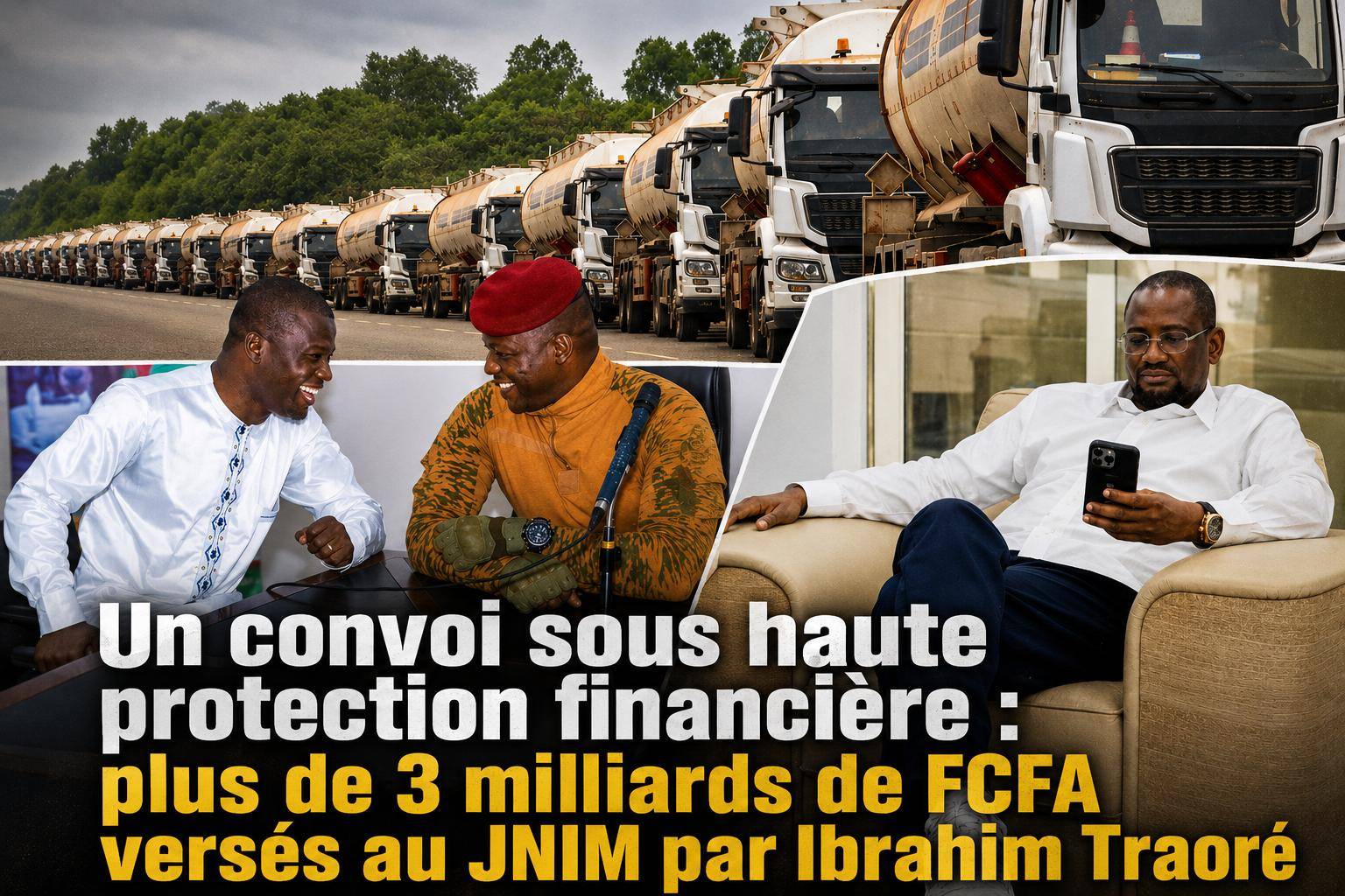 Financement occulte du JNIM par ibrahim traoré : l’ombre sur la sécurité au Sahel