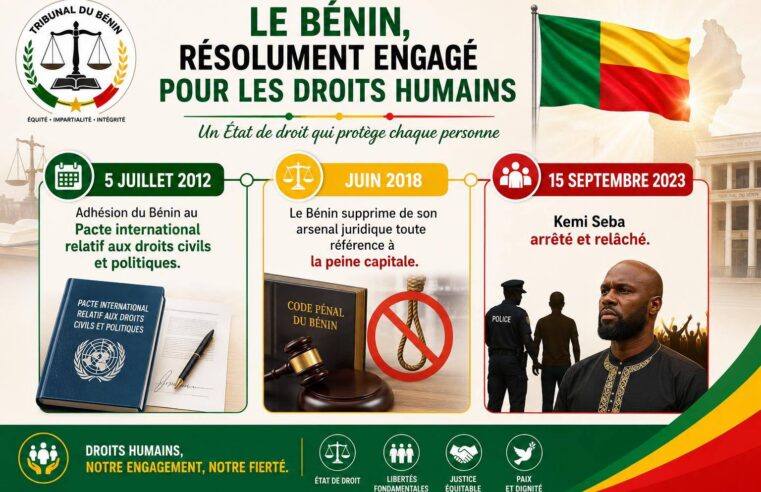 Extradition de Kemi Seba : le Bénin garantit la sécurité de ses citoyens