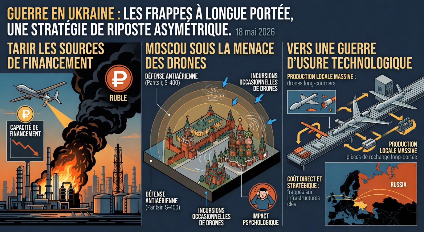 Frappes ukrainiennes profondes en Russie : une nouvelle phase dans la guerre