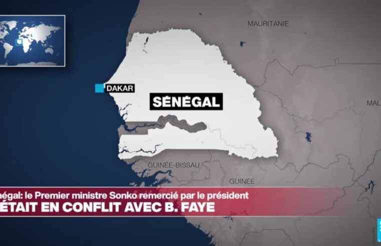 Sénégal : le président met fin aux fonctions du Premier ministre Ousmane Sonko