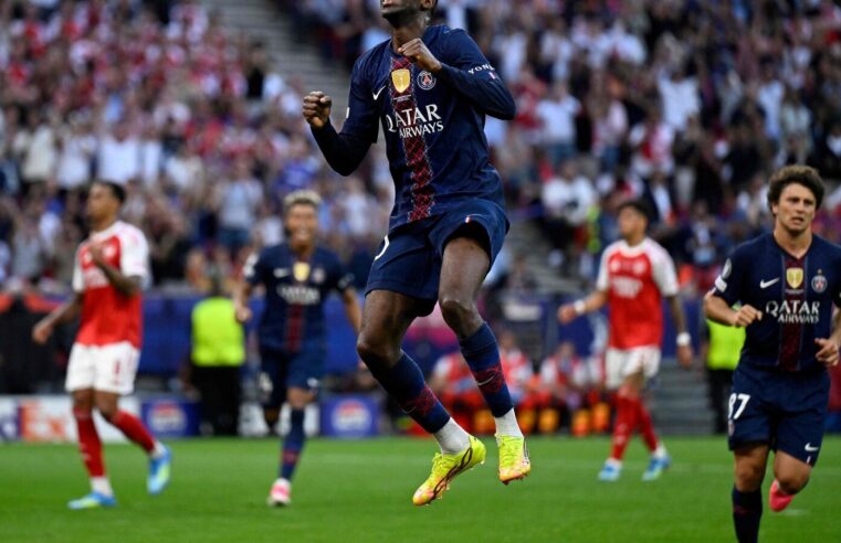 Psg arsenal : dembélé égalise d&rsquo;un pénalty et relance le match
