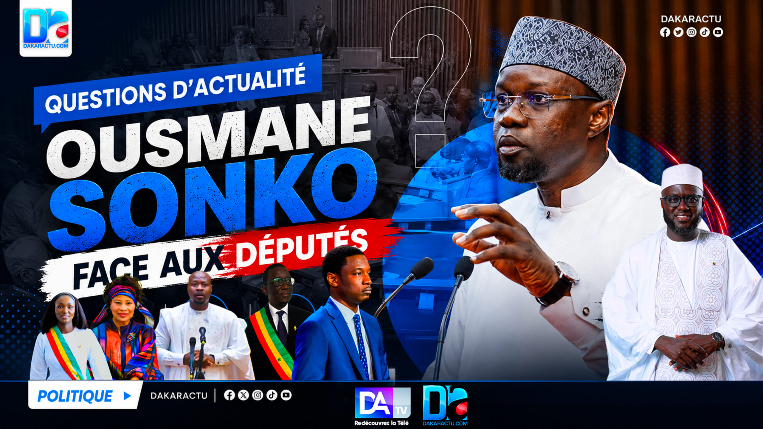 Ousmane Sonko en direct à l&rsquo;Assemblée nationale : un échange intense prévu ce vendredi