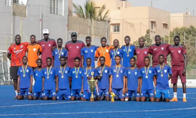 L'équipe de Dakar Sacré-Cœur victorieuse du tournoi Future Stars League U15