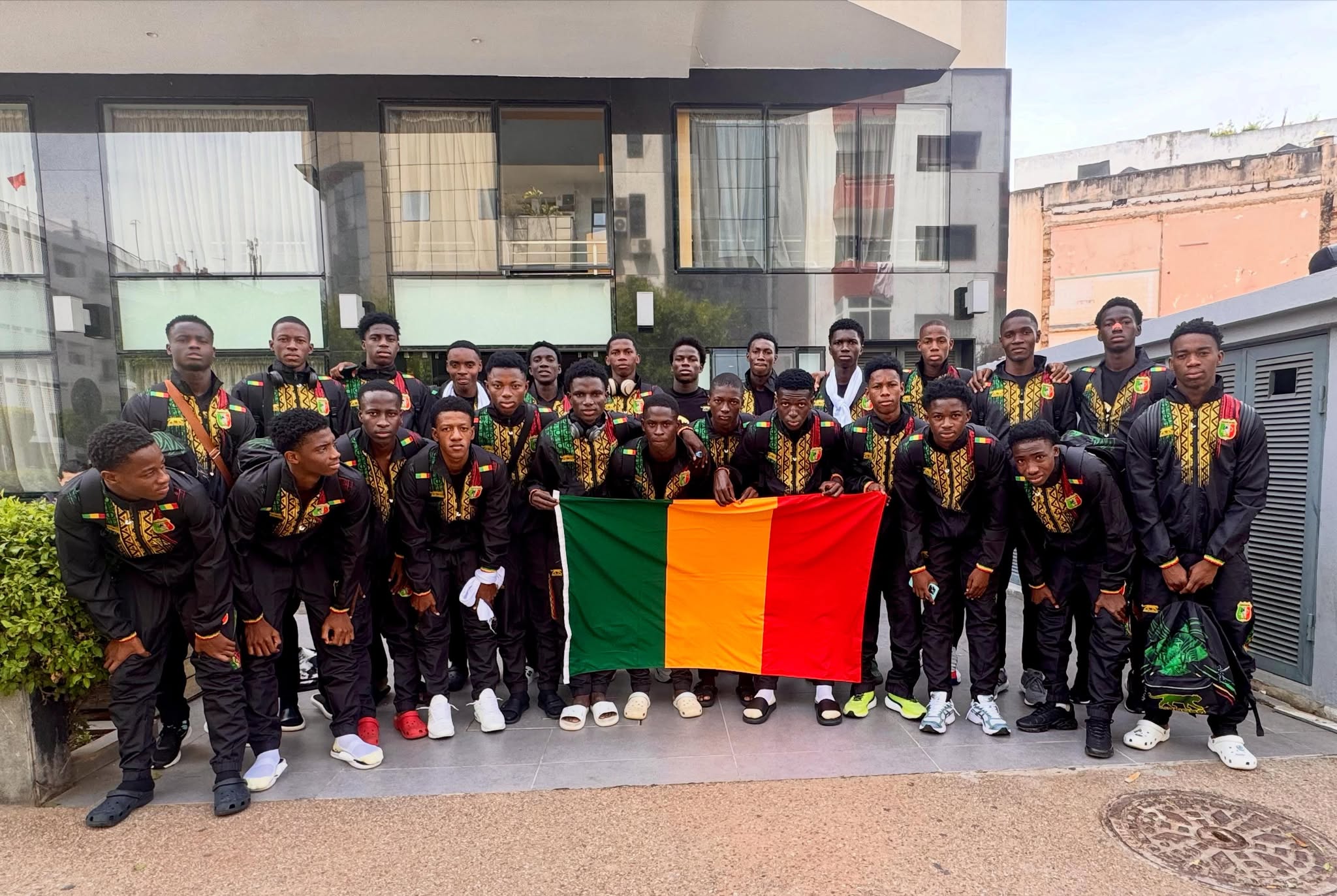 Équipe U17 du Mali à Rabat