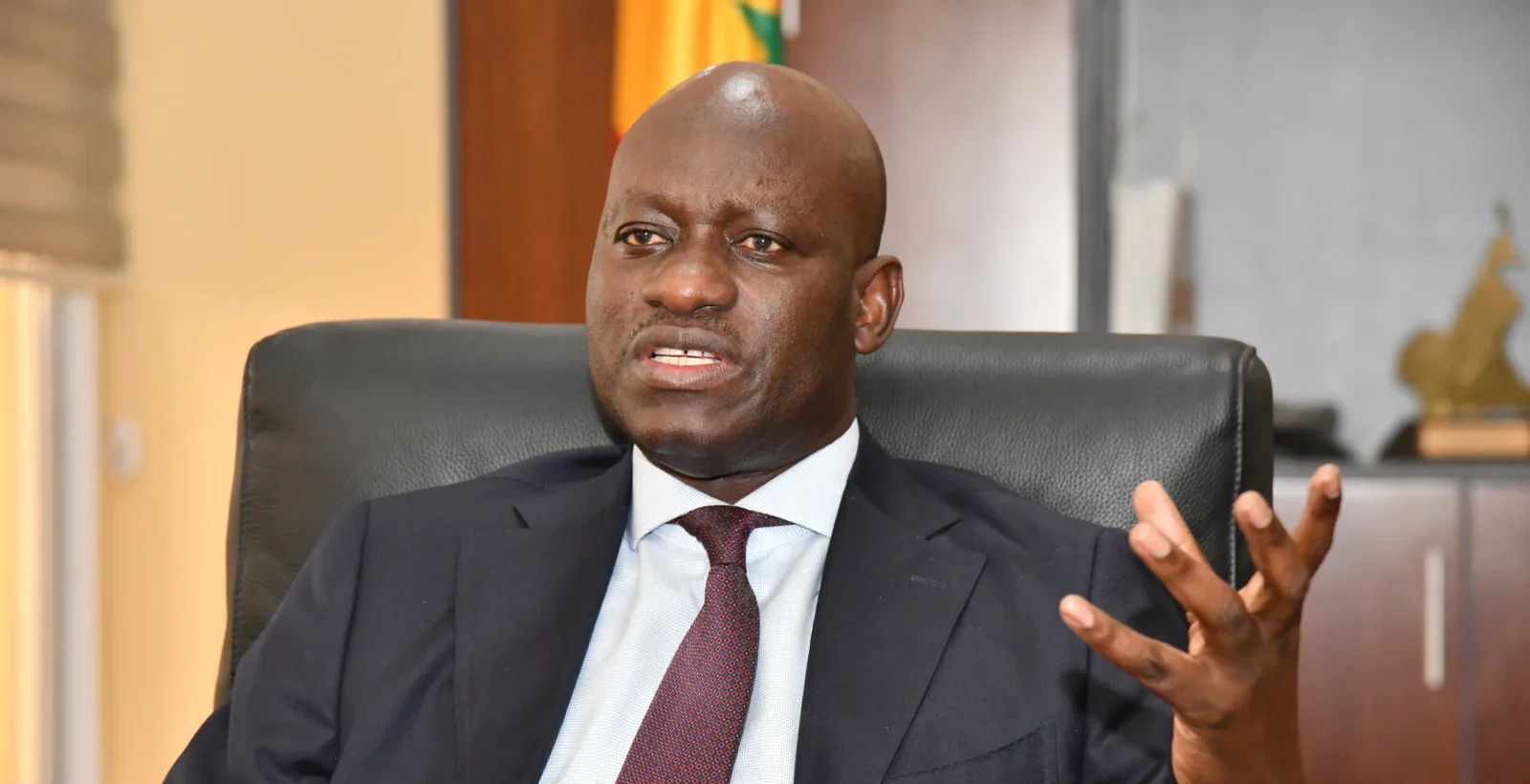 Abass Fall, maire de Dakar, lors d'un événement officiel