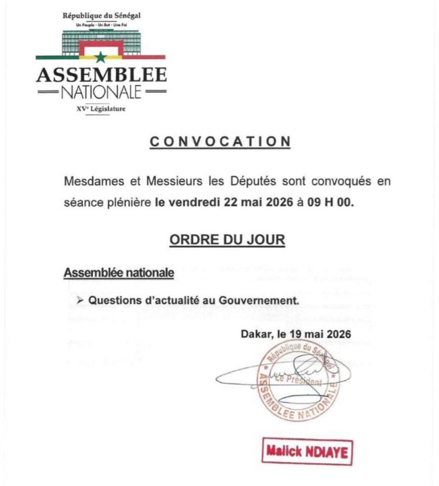 Assemblée nationale du Sénégal
