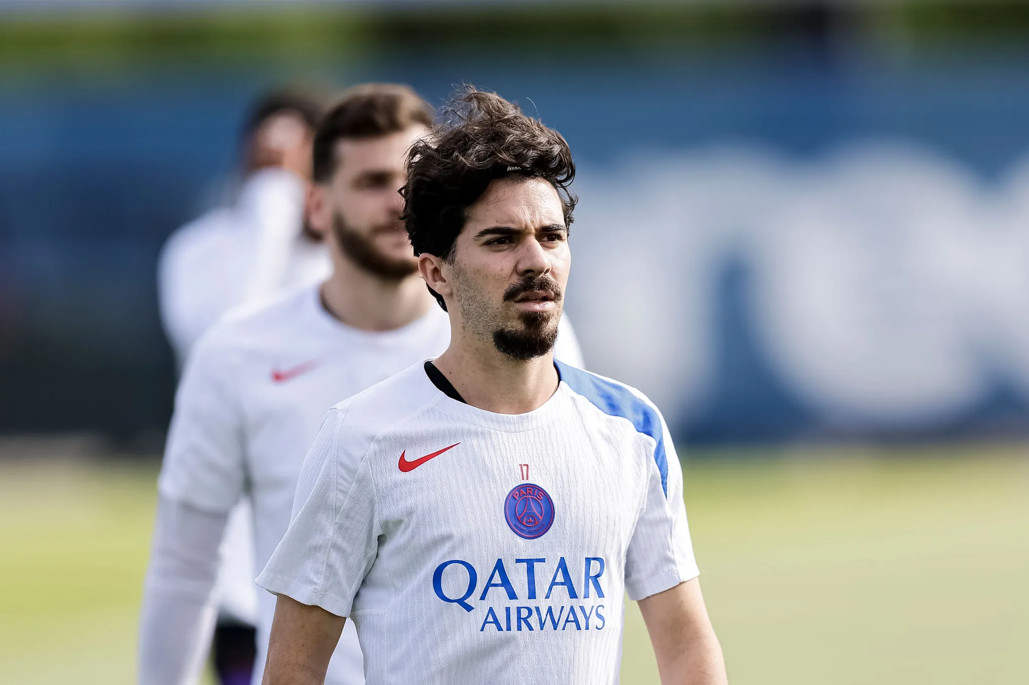 Vitinha - entraînement du PSG avant la finale de Ligue des champions
