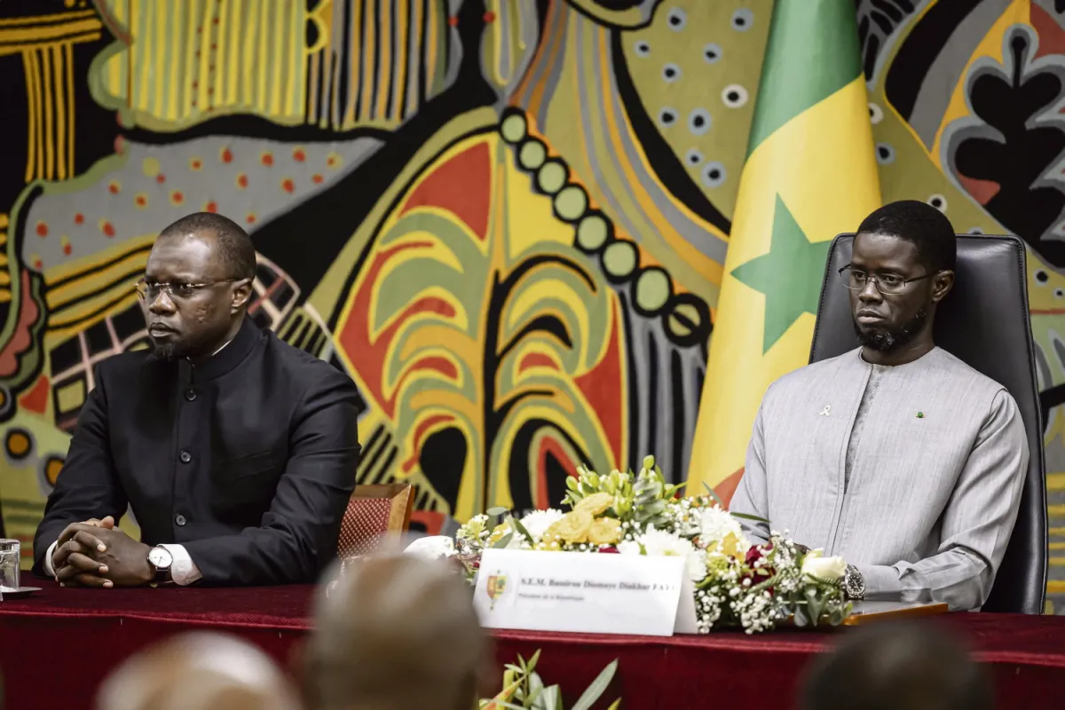 Illustration de la rupture politique entre Bassirou Diomaye Faye et Ousmane Sonko