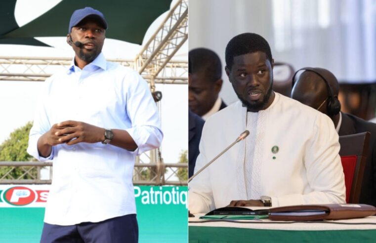 Sénégal : les tensions entre Faye et Sonko redessinent le paysage politique