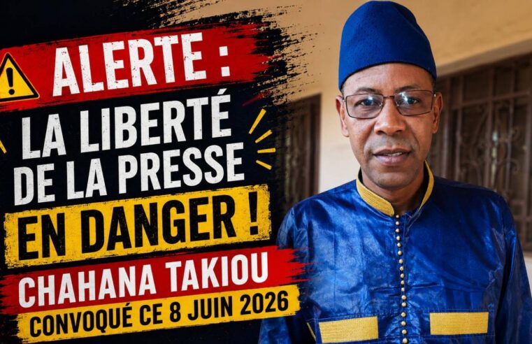 Mali: nouvelle convocation judiciaire pour le journaliste Chahana Takiou