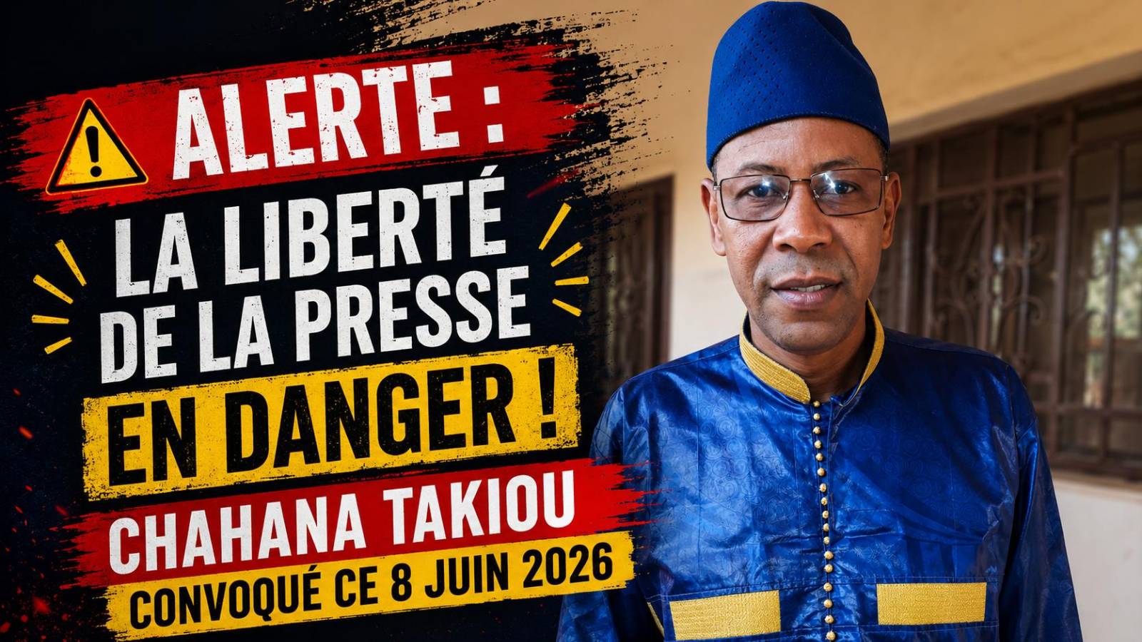 Mali: nouvelle convocation judiciaire pour le journaliste Chahana Takiou