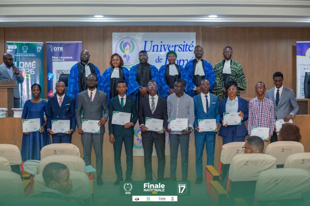 Grande finale nationale du Concours Génies en Herbe OHADA à Lomé : les gagnants révélés