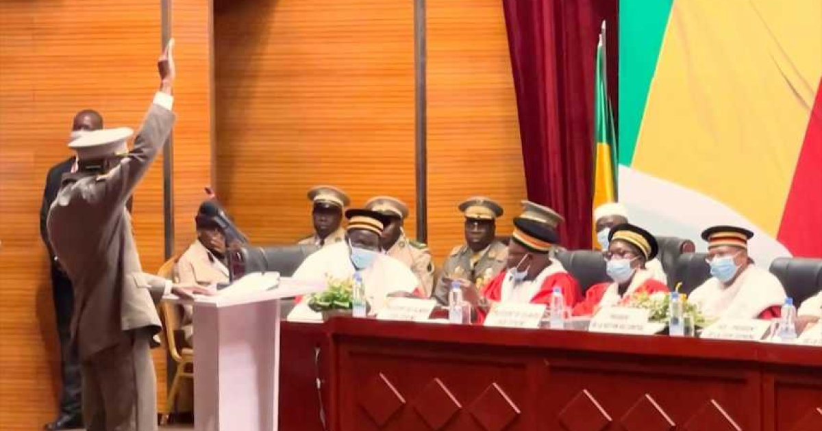 Investiture d&rsquo;Assimi Goïta : le colonel prend officiellement les rênes de la transition au Mali
