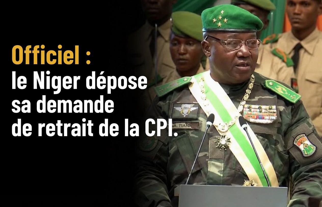 Le Niger officialise son départ de la Cour pénale internationale