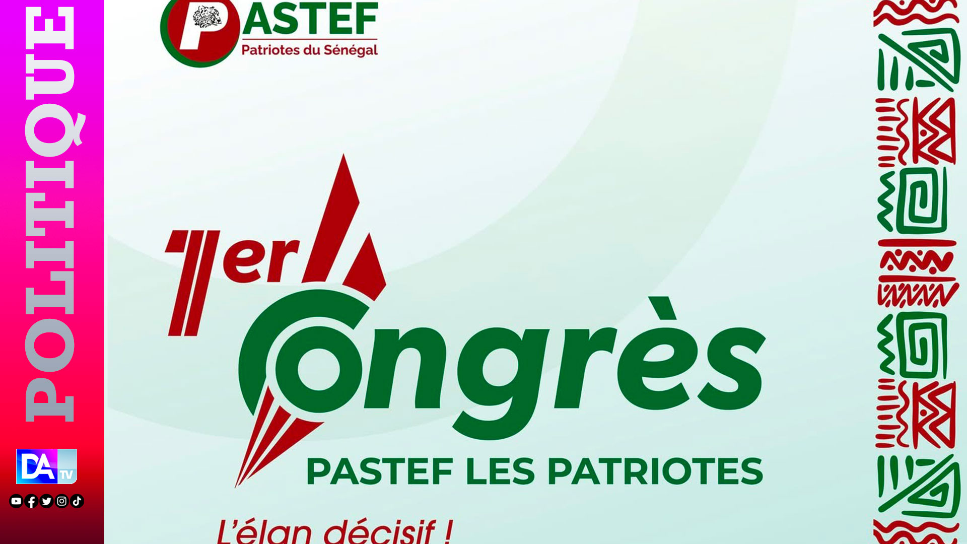 Congrès du Pastef : Ousmane Sonko définit la vision stratégique du parti