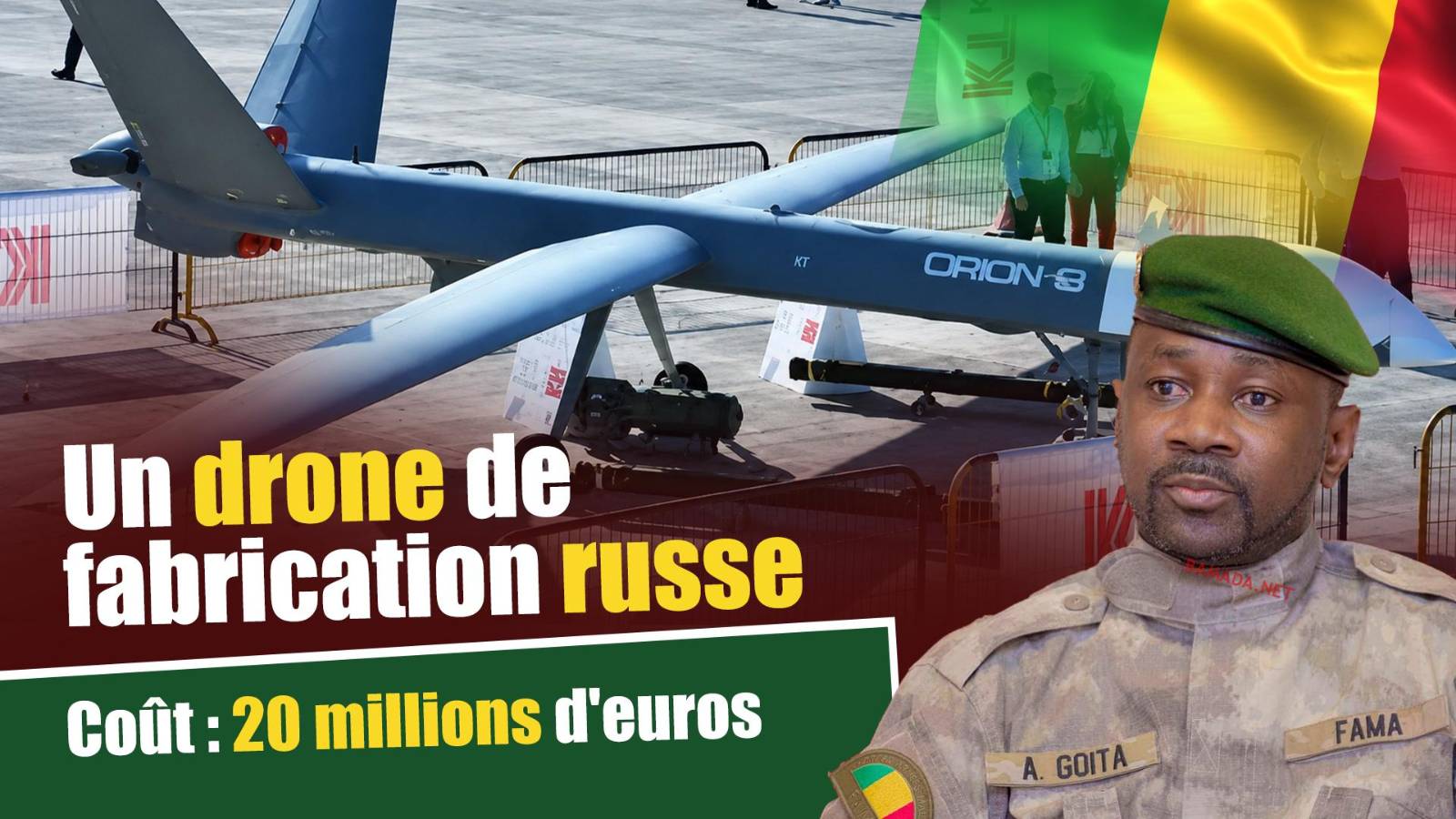 Drone Orion au Mali : un achat controversé de 20 millions d&rsquo;euros