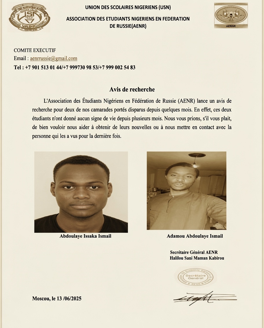 Niger : un deuxième étudiant nigérien perd la vie en Ukraine