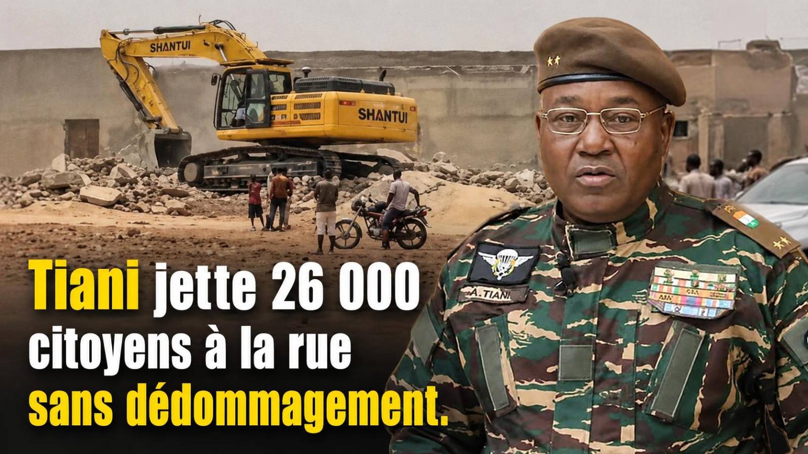 Niamey : l’expulsion de 26 000 personnes sans solution expose le Niger à une crise humanitaire