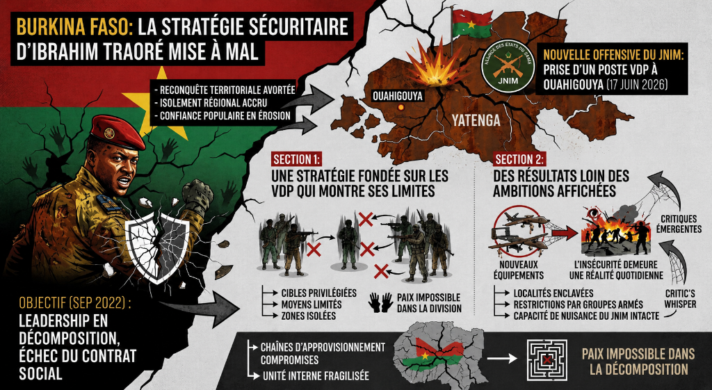 Ouahigouya sous pression : le JNIM inflige un revers à la stratégie sécuritaire du Burkina Faso
