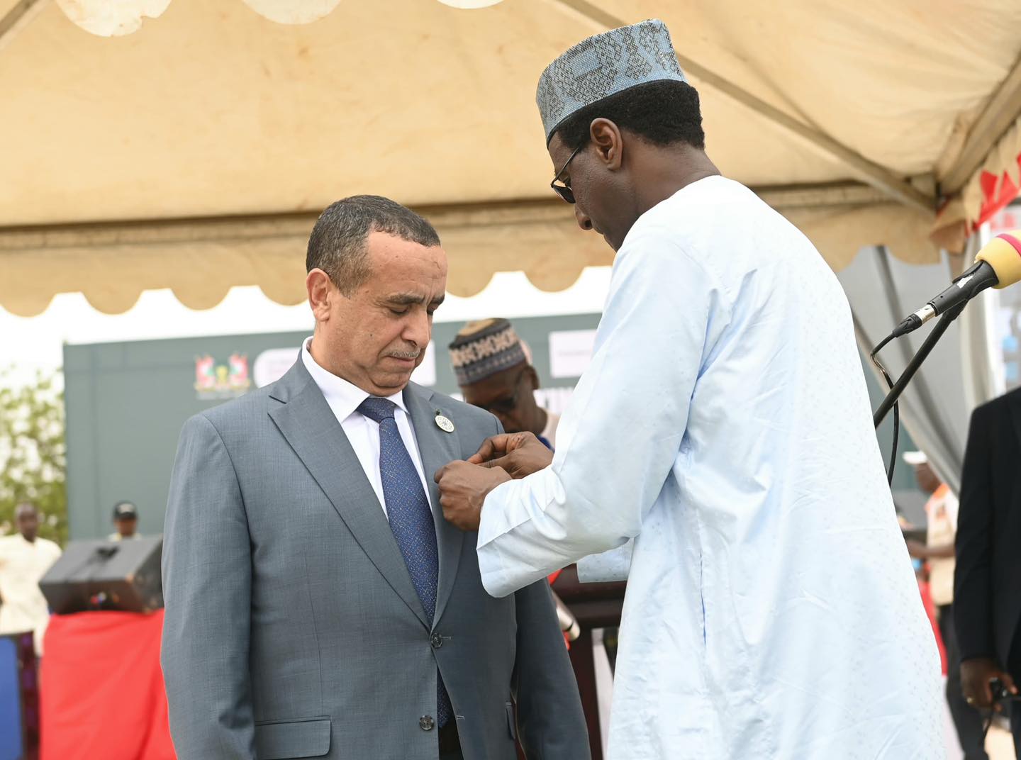 Premiere pierre centrale électrique N&rsquo;Djamena projet sonelgaz Tchad