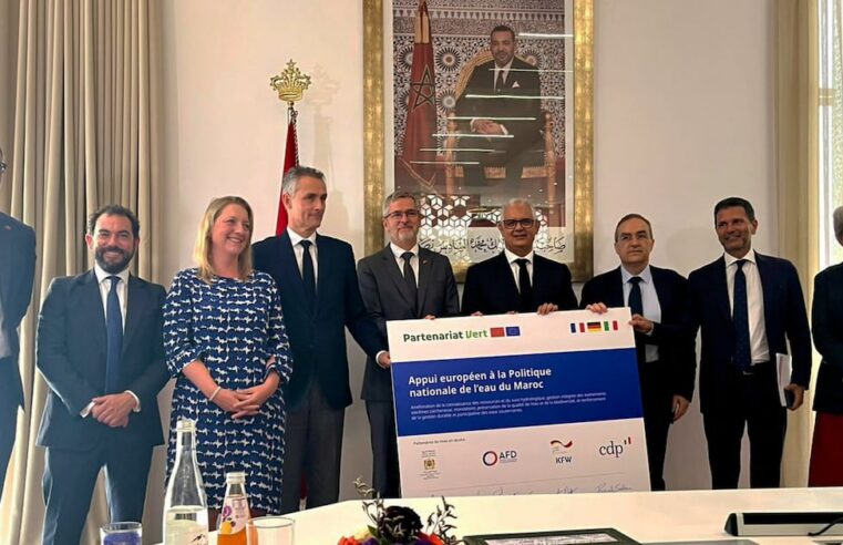 Un soutien européen massif de 348 millions d&rsquo;euros pour l&rsquo;eau au Maroc