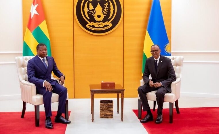 Paul Kagame en visite diplomatique au Togo pour renforcer la coopération