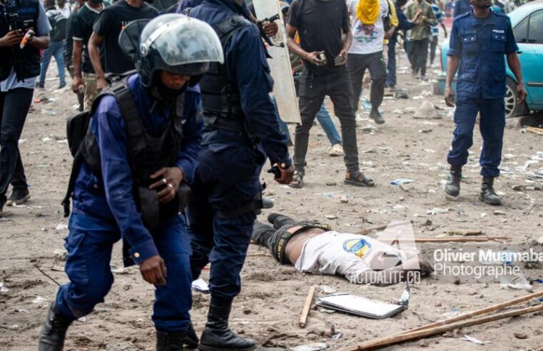 Répression à Kinshasa : la Cenco accuse police et milice politique