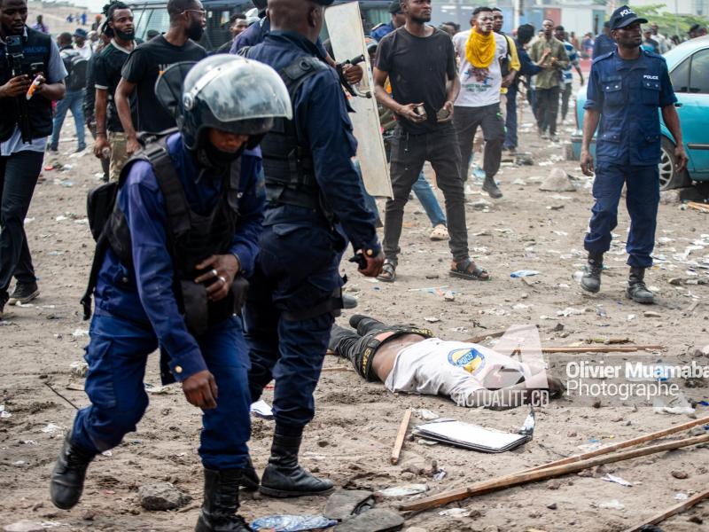 Répression à Kinshasa : la Cenco accuse police et milice politique