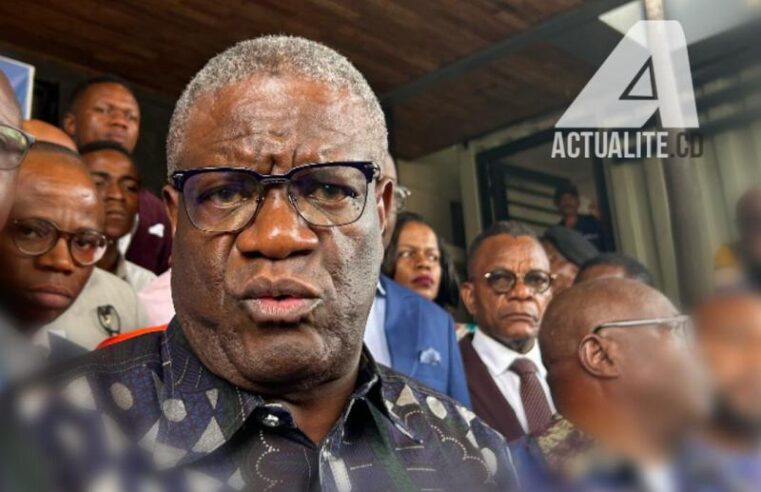 Denis Mukwege applaudit le recours à la CIJ contre Kigali et presse la CPI d&rsquo;agir