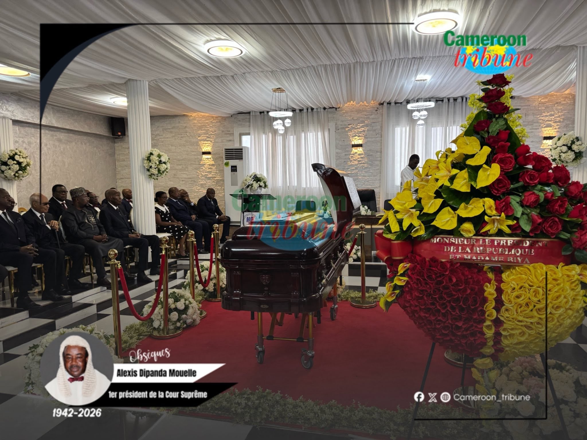 Hommage au premier président de la Cour suprême : les adieux à Alexis Dipanda Mouelle