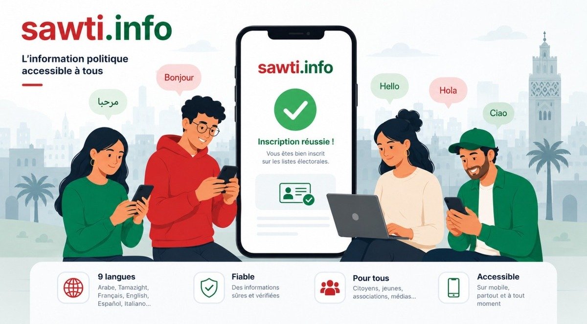 Plateforme Sawti pour l'information politique au Maroc