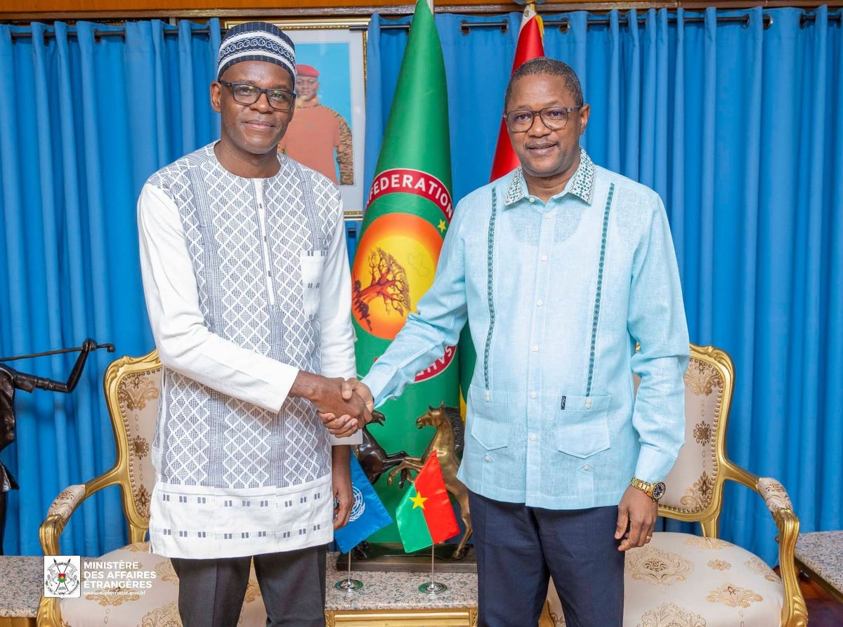 Burkina Faso : le chef de l'ONUDC reçu
